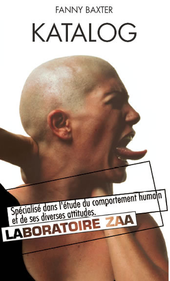 Fanny Baxter, Katalog — Laboratoire Zaa, couverture.