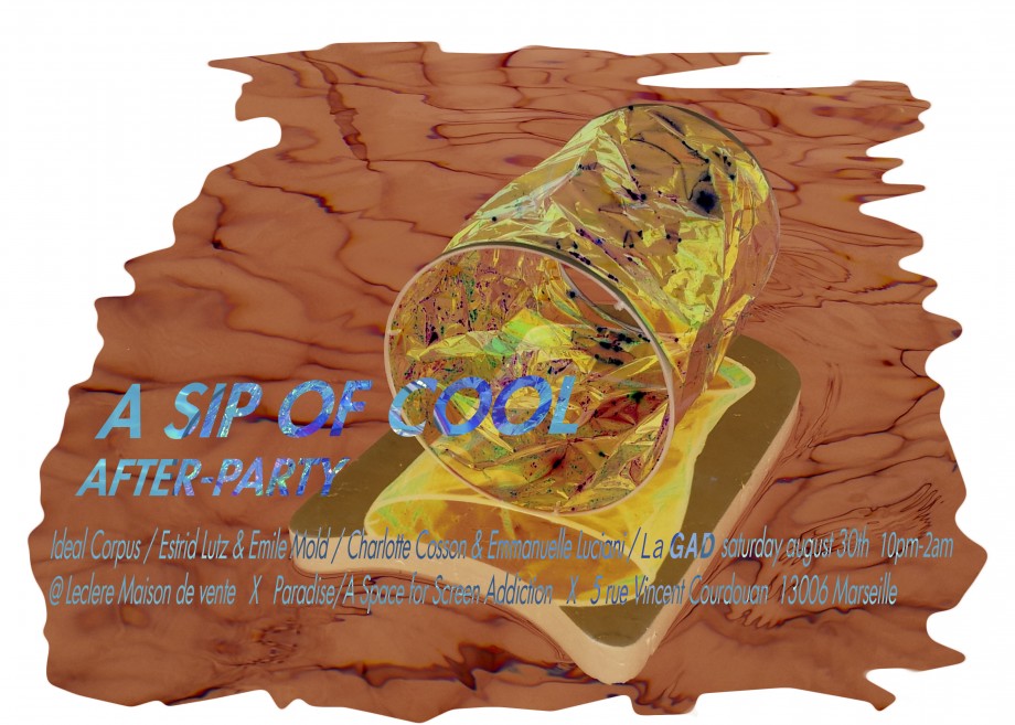 stickerdelanight Vue de l’exposition A Sip of Cool
