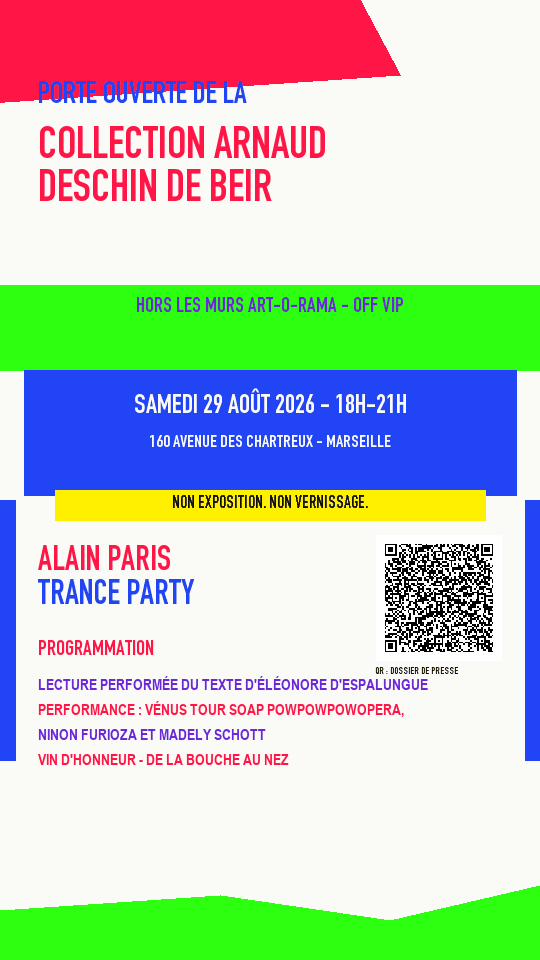 Invitation animée à la première porte ouverte