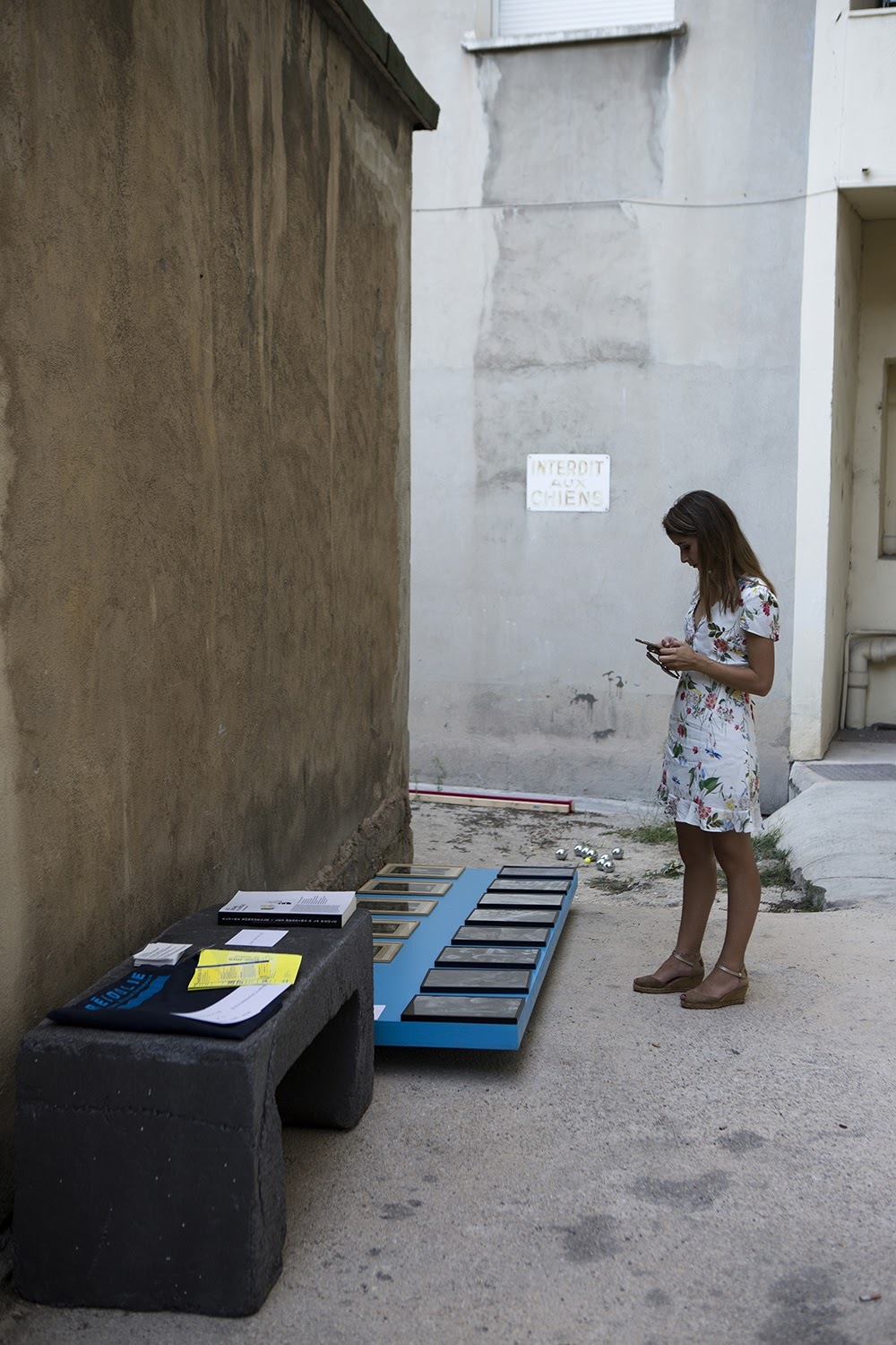 Arnaud Deschin — performance de galeriste en plein air.
