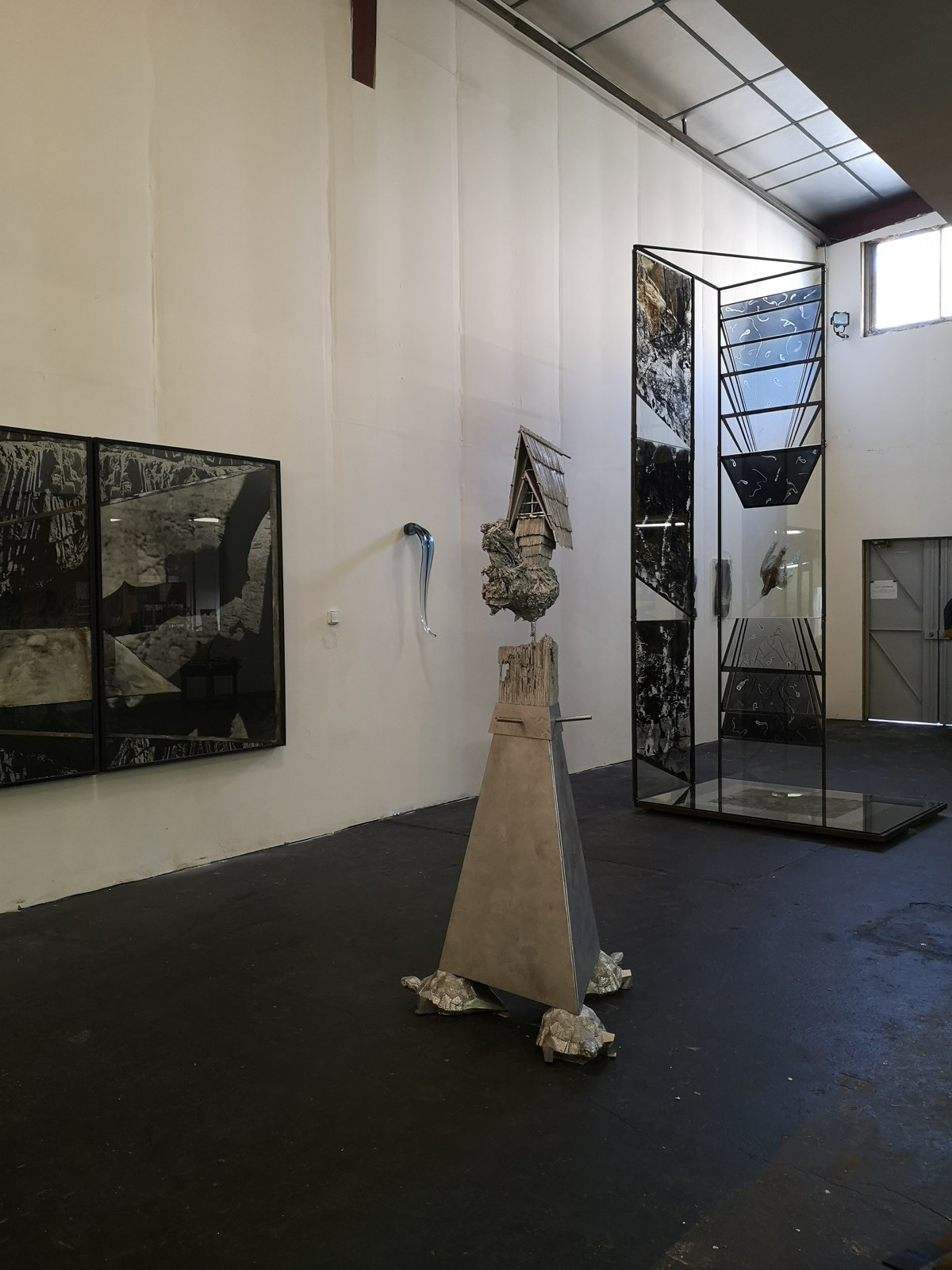 Vue de l’exposition « Le portfolio de la Galerie Valeria Cetraro », En gare !, Bagnolet, 2018