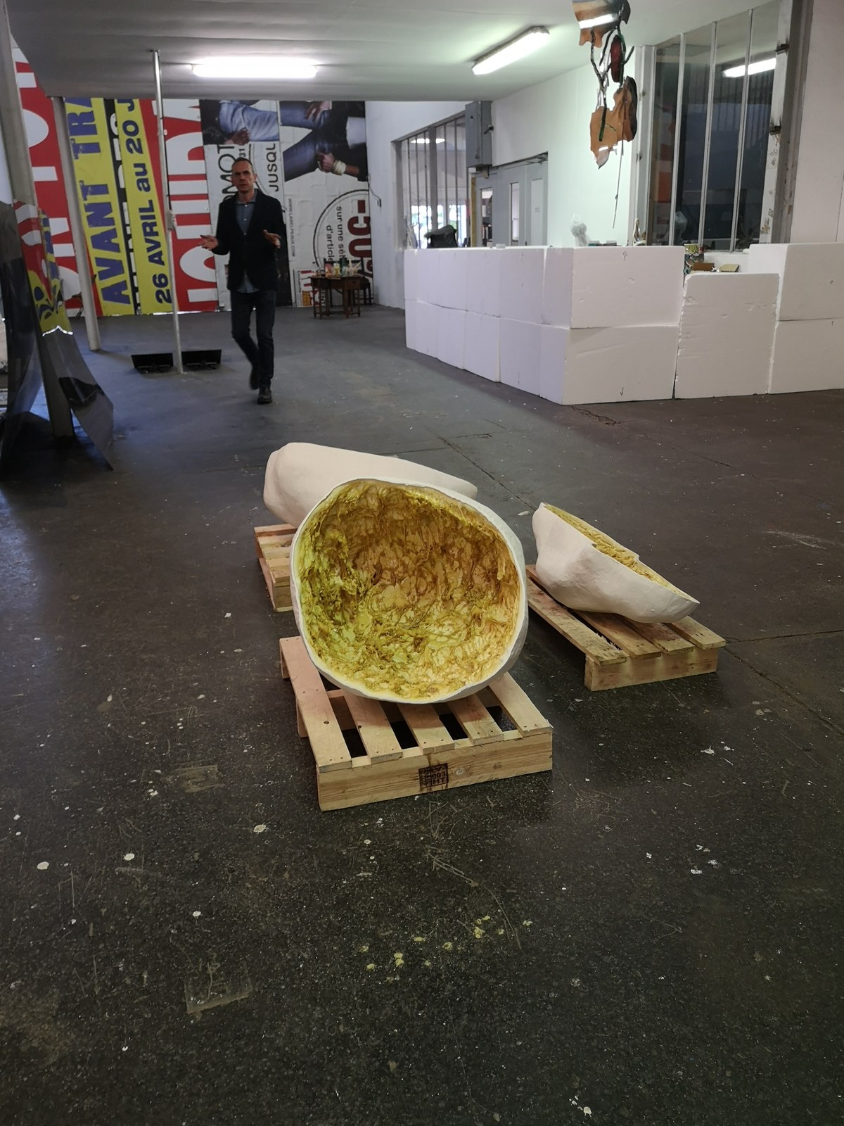 Vue de l’exposition « Le portfolio de la Galerie Valeria Cetraro », En gare !, Bagnolet, 2018