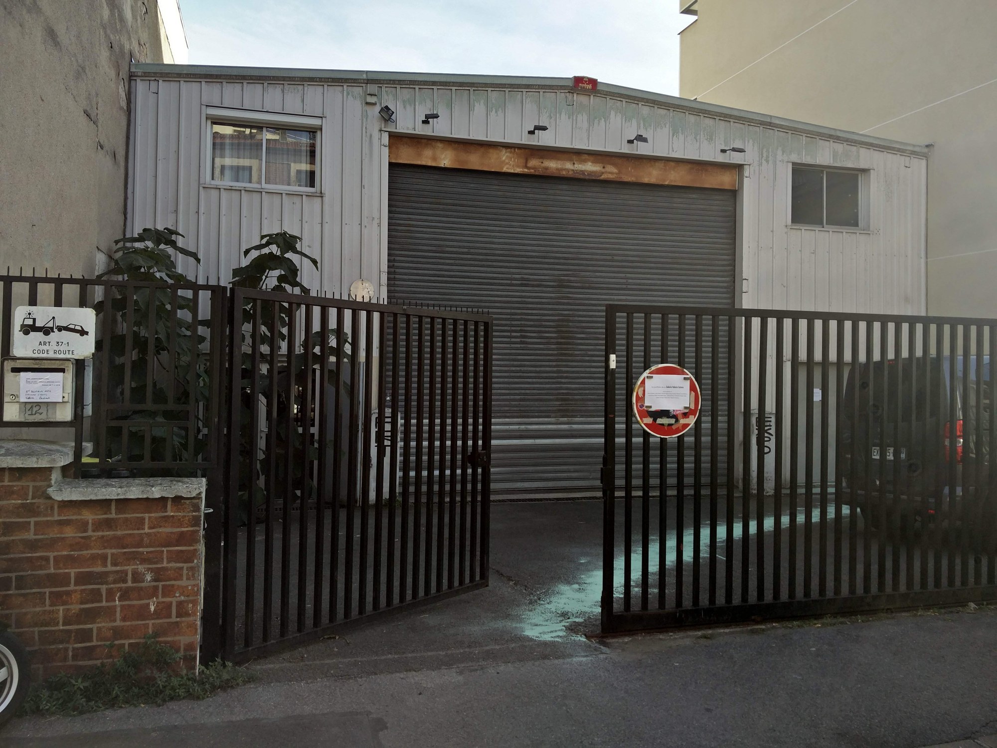 En gare ! — entrée du bâtiment, 29 septembre 2018