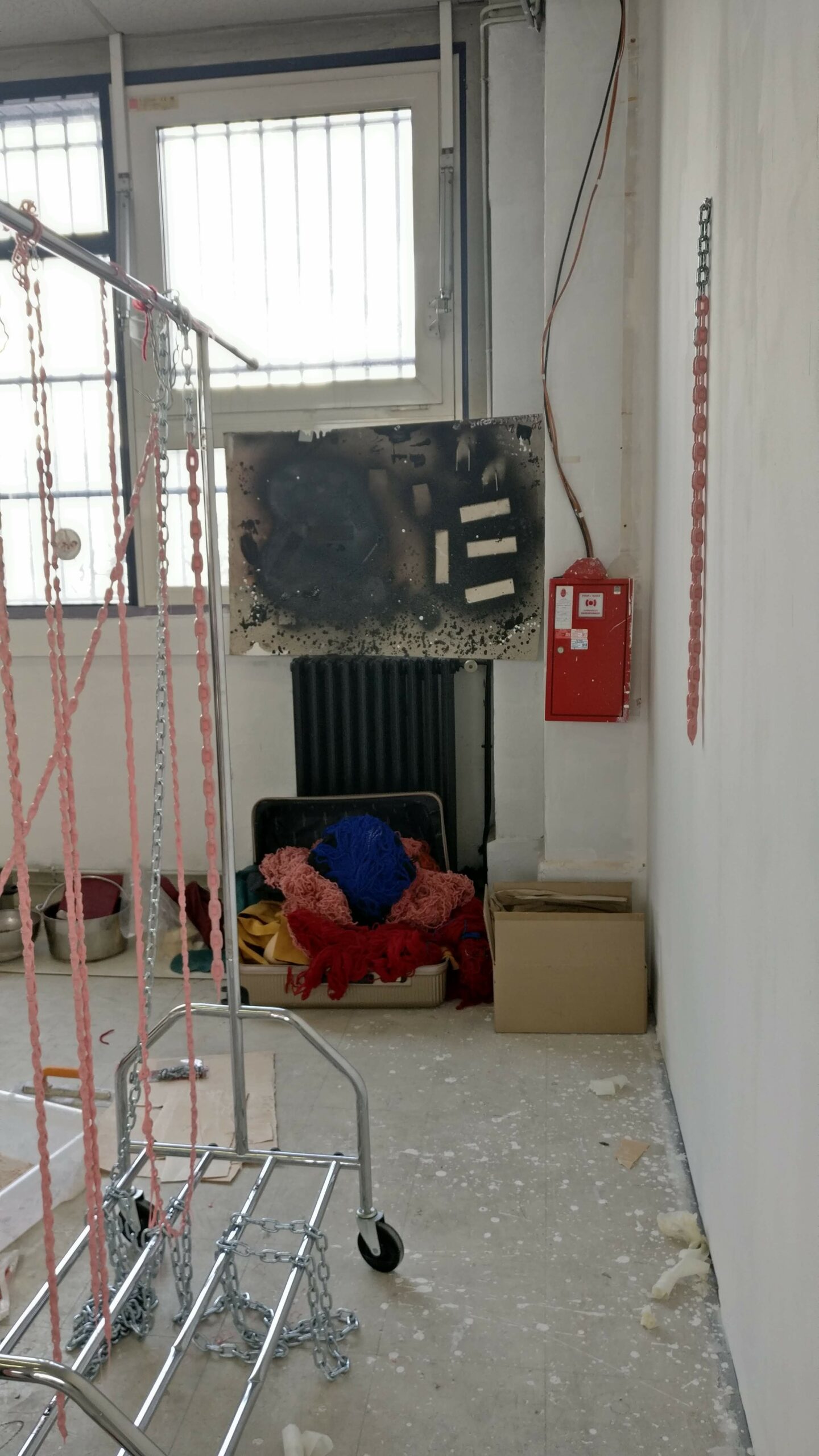 Mo. Ts. dans l’atelier de Morgane Tschiember à La Courneuve