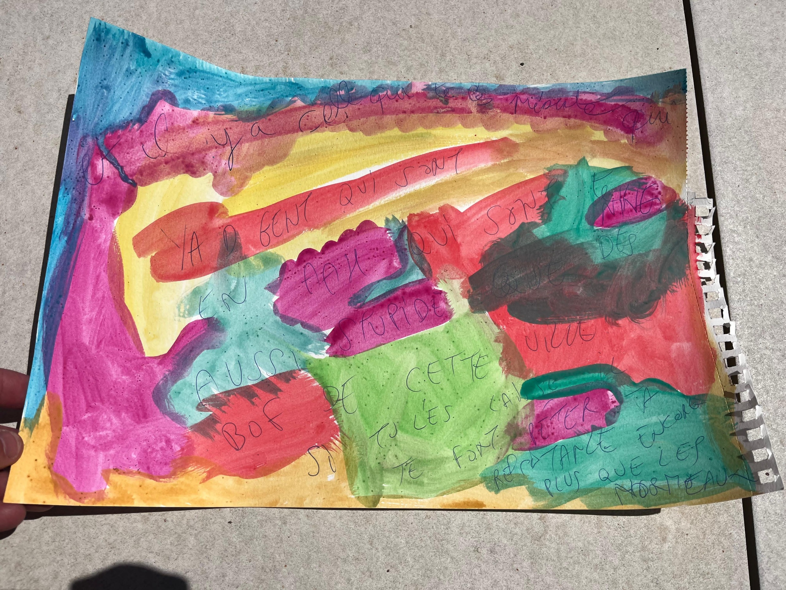Peintures effets — œuvre 6.