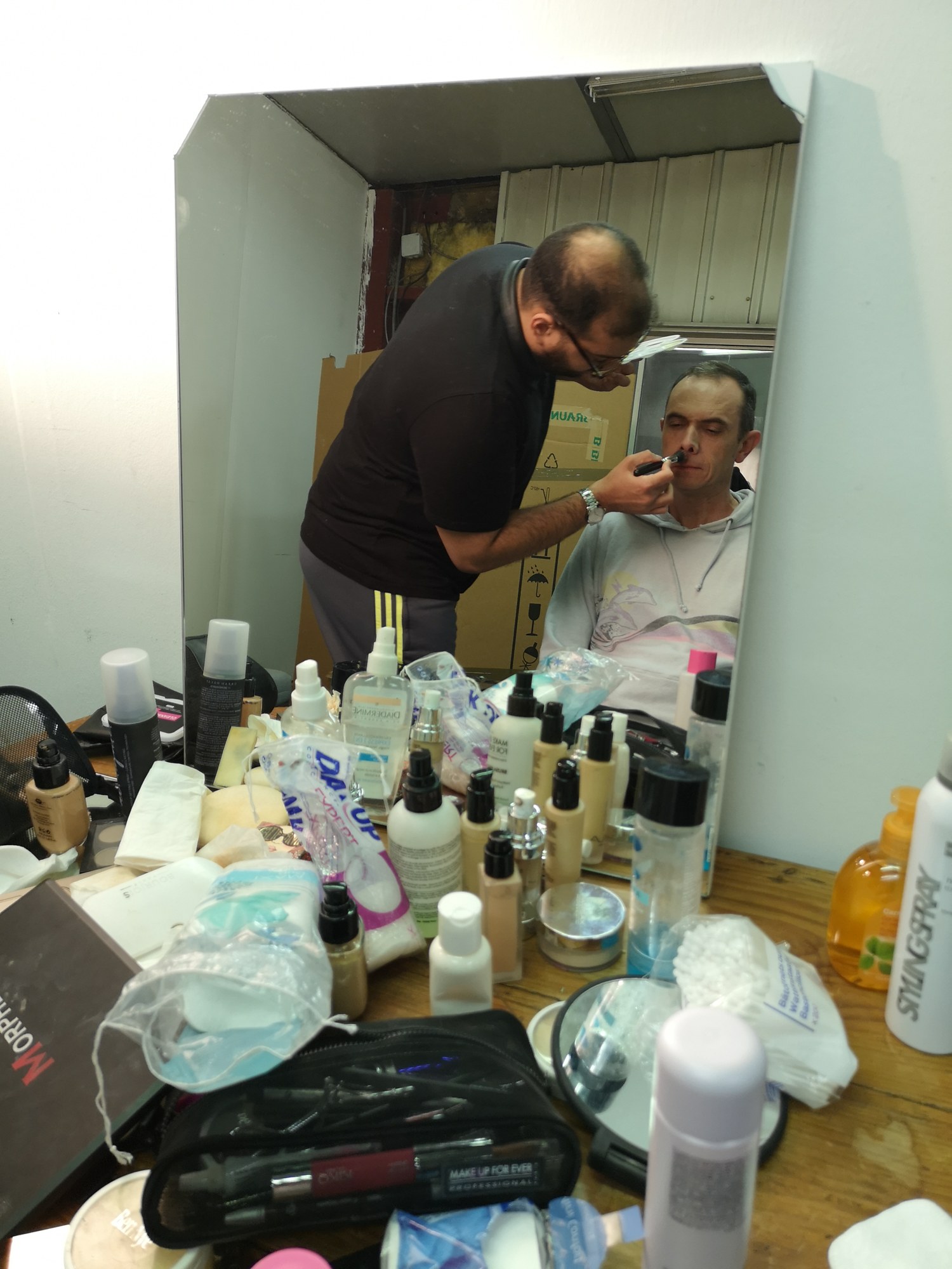 Studio photo — Arnaud Deschin, costume de performance, octobre 2018