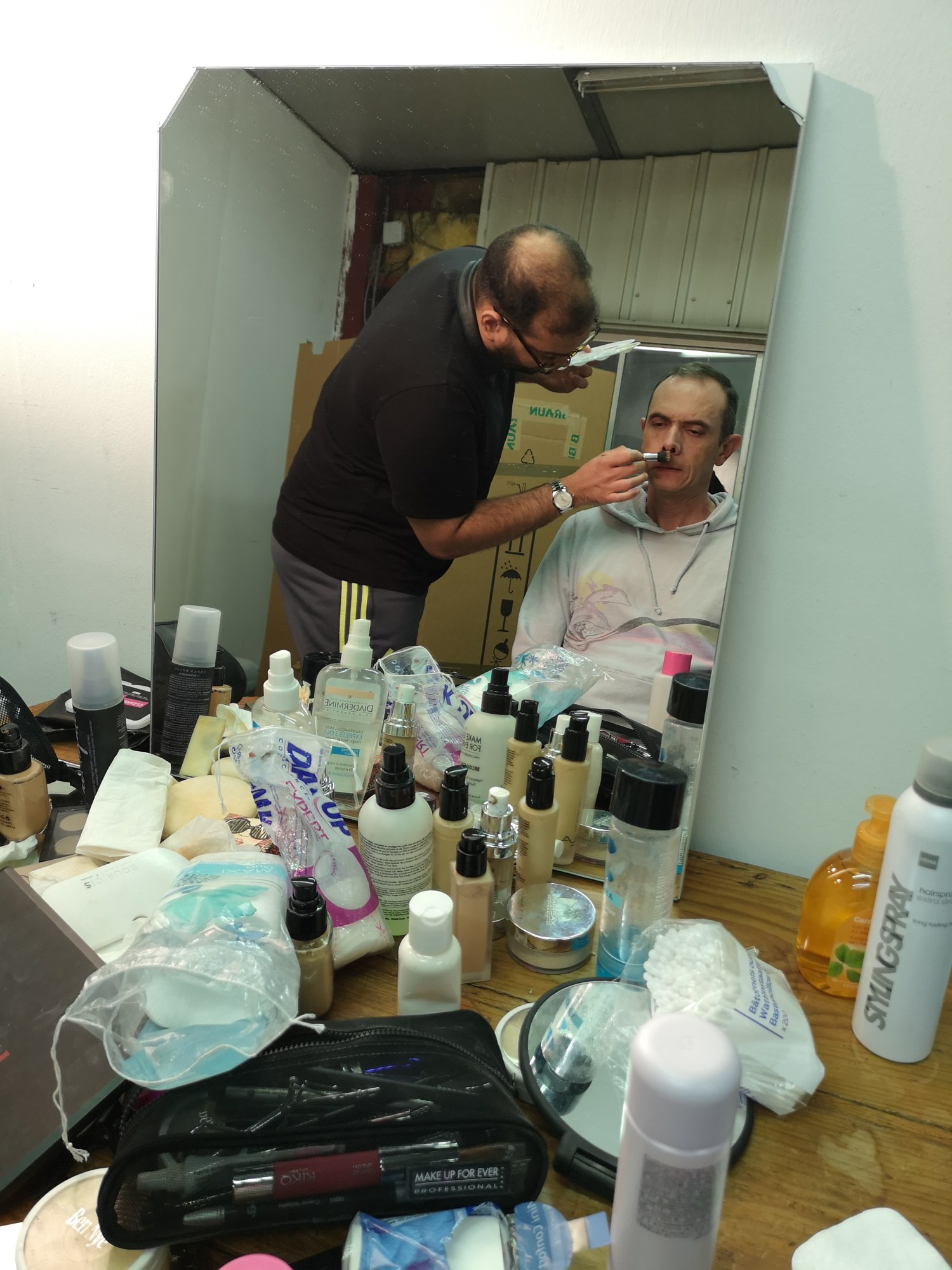 Studio photo — Arnaud Deschin, costume de performance, octobre 2018