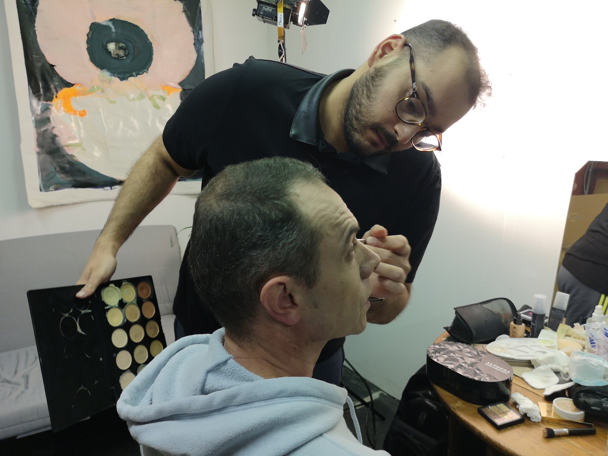 Studio photo — Arnaud Deschin, costume de performance, octobre 2018