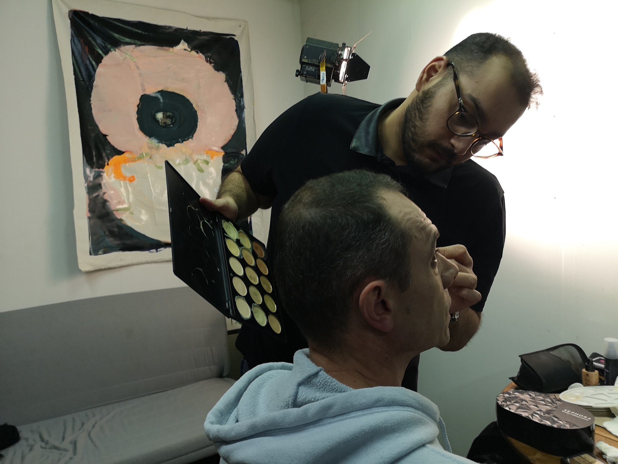Studio photo — Arnaud Deschin, costume de performance, octobre 2018