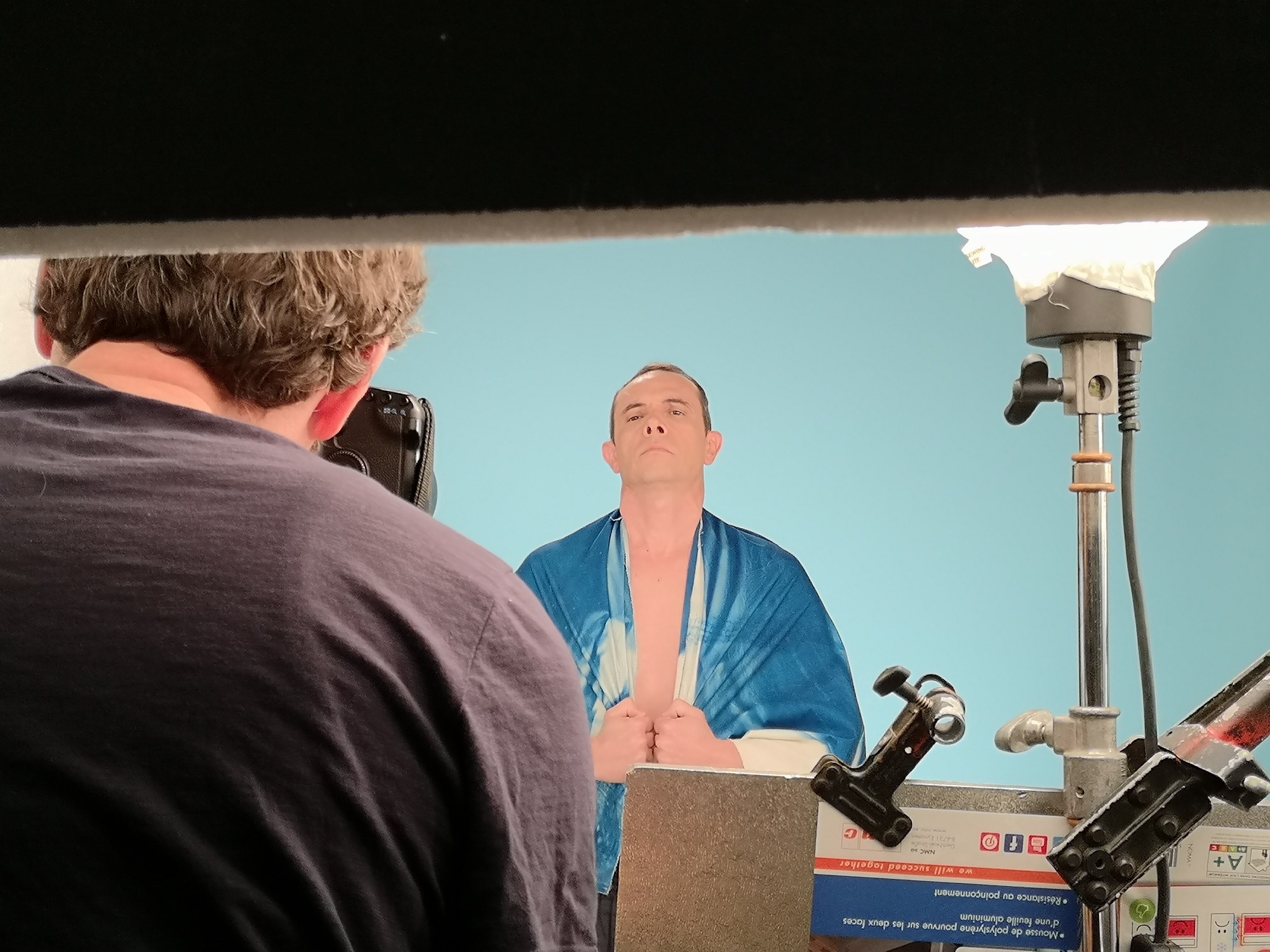 Studio photo — Arnaud Deschin, costume de performance, octobre 2018