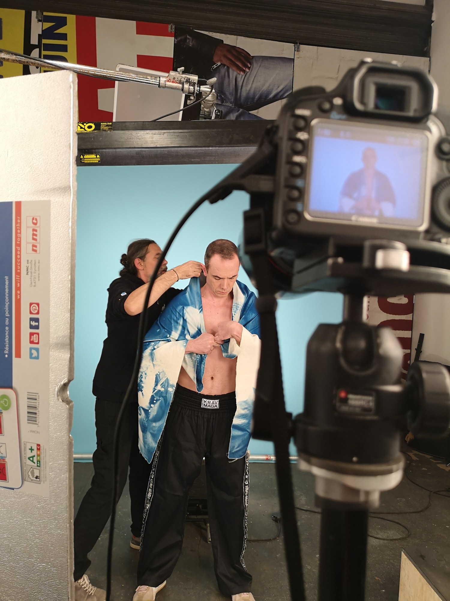 Studio photo — Arnaud Deschin, costume de performance, octobre 2018