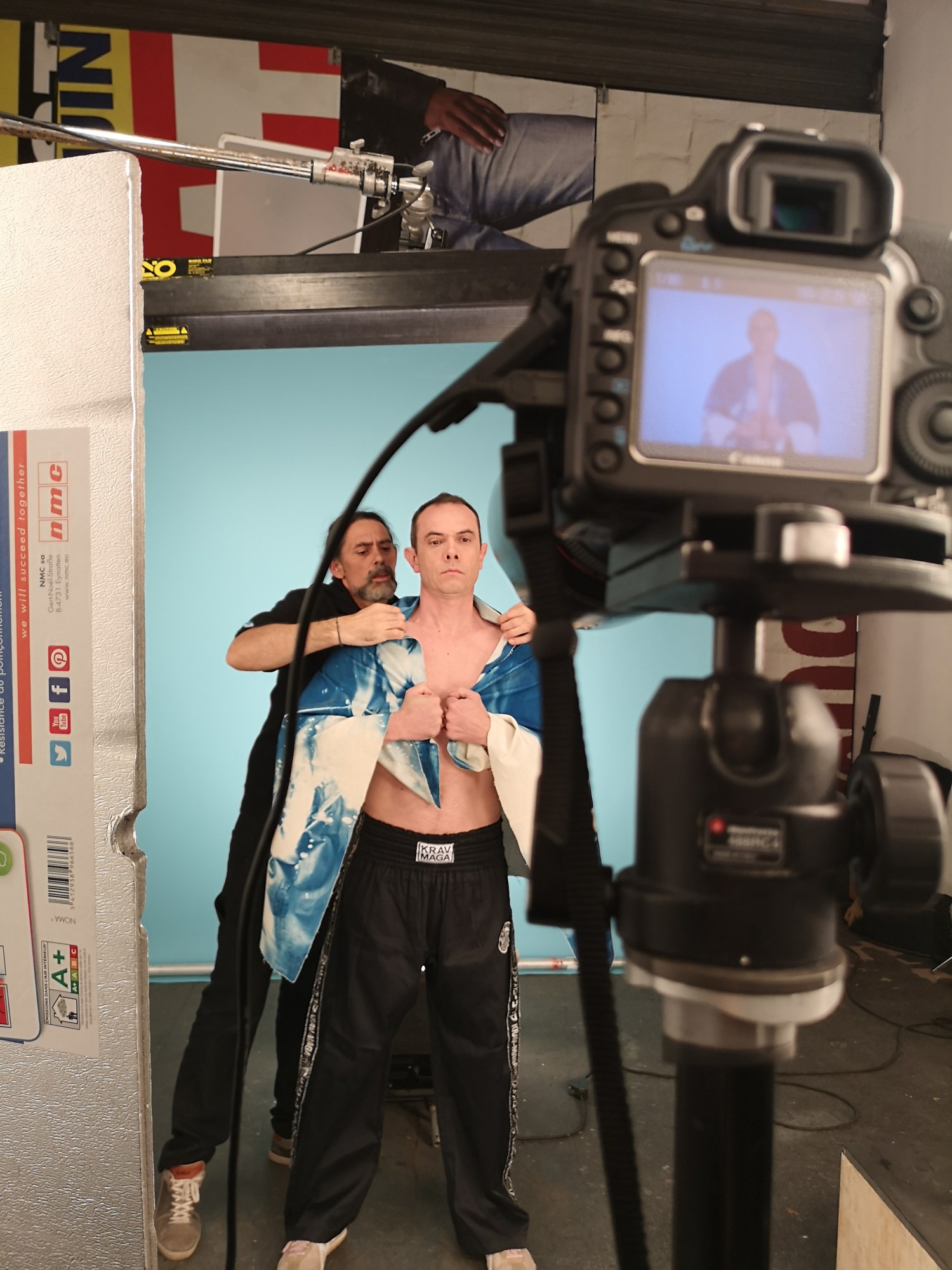 Studio photo — Arnaud Deschin, costume de performance, octobre 2018