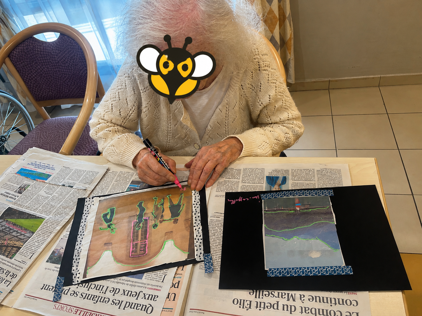 Séance d’art-thérapie Aigle-Abeilles - photographie 9