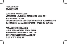 David Evrard — Flyers et cartons