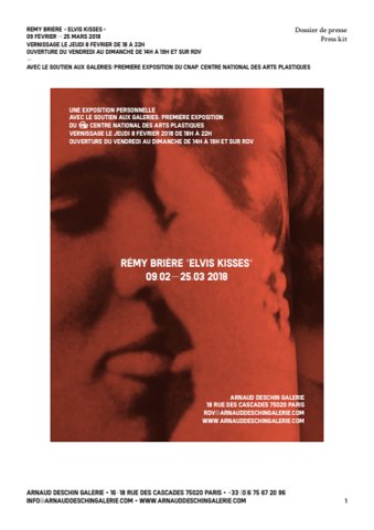 Rémy Brière — Dossiers de presse