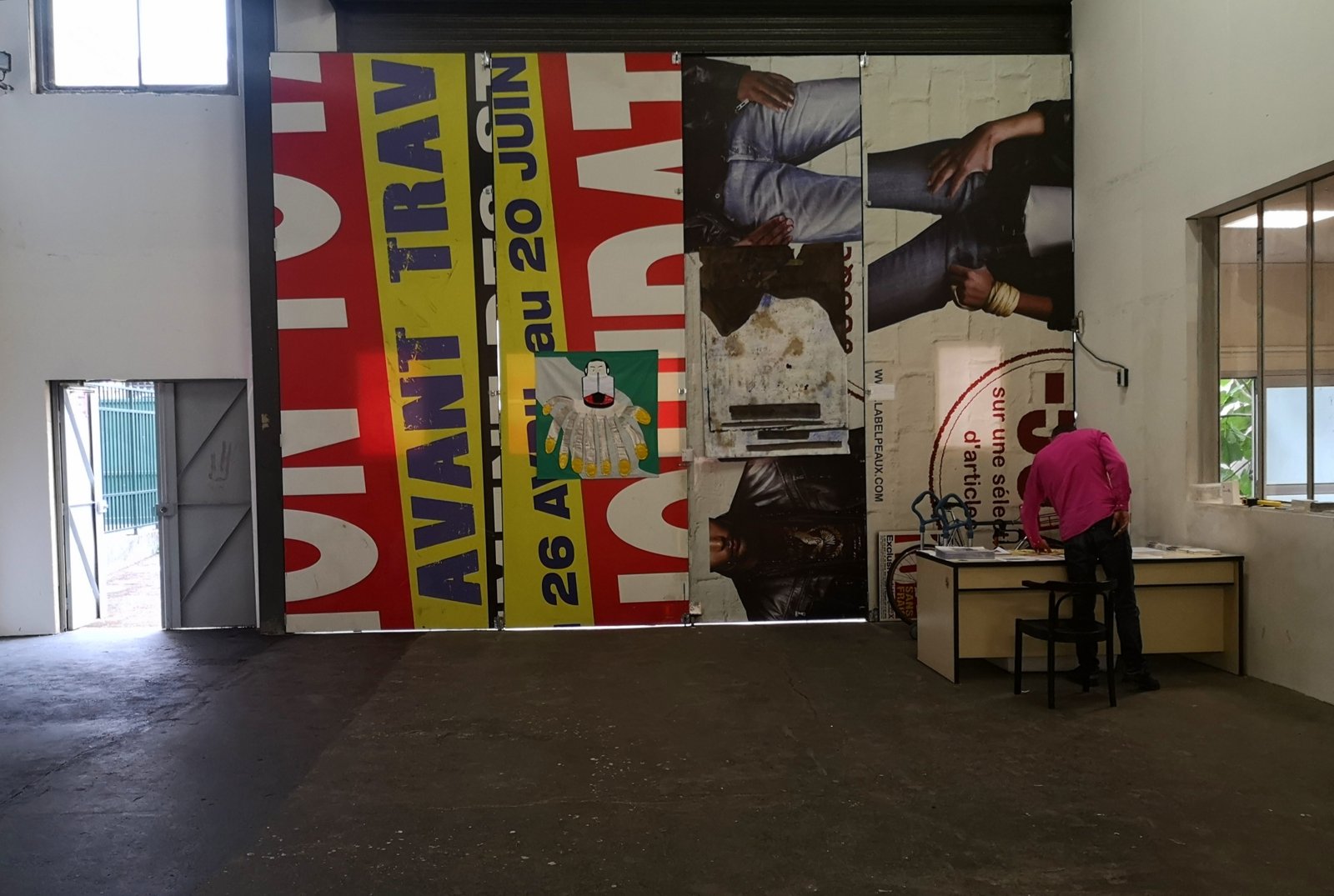 Vue de l’exposition « Bartgnolet », En gare !, Bagnolet, 22 août 2018.
