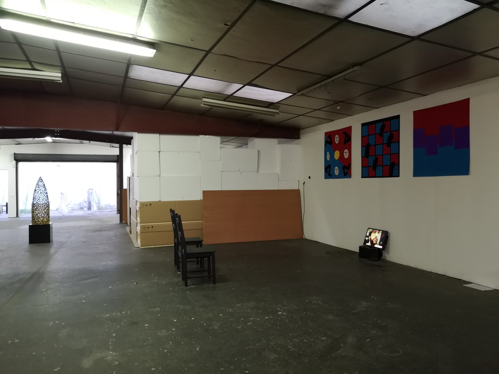 Vue de l’exposition « Bartgnolet », En gare !, Bagnolet, 23 août 2018.