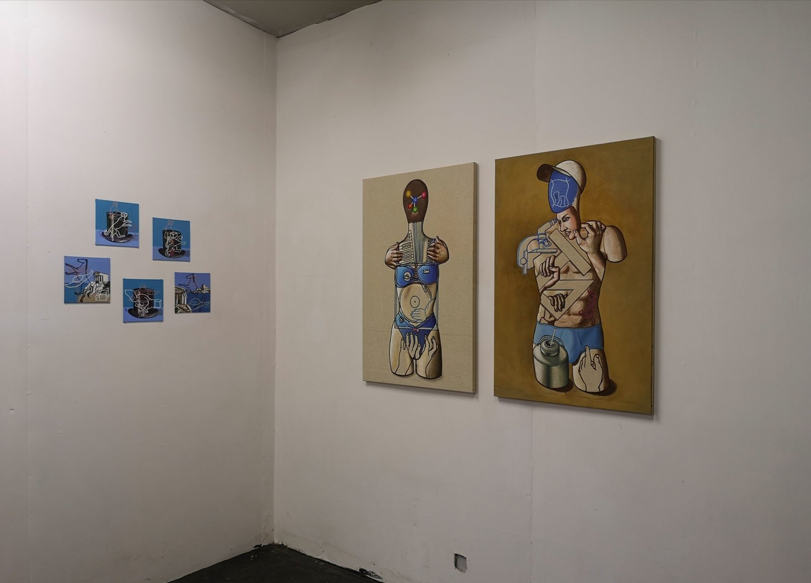 Vue de l’exposition « Bartgnolet », En gare !, Bagnolet, 22 août 2018.