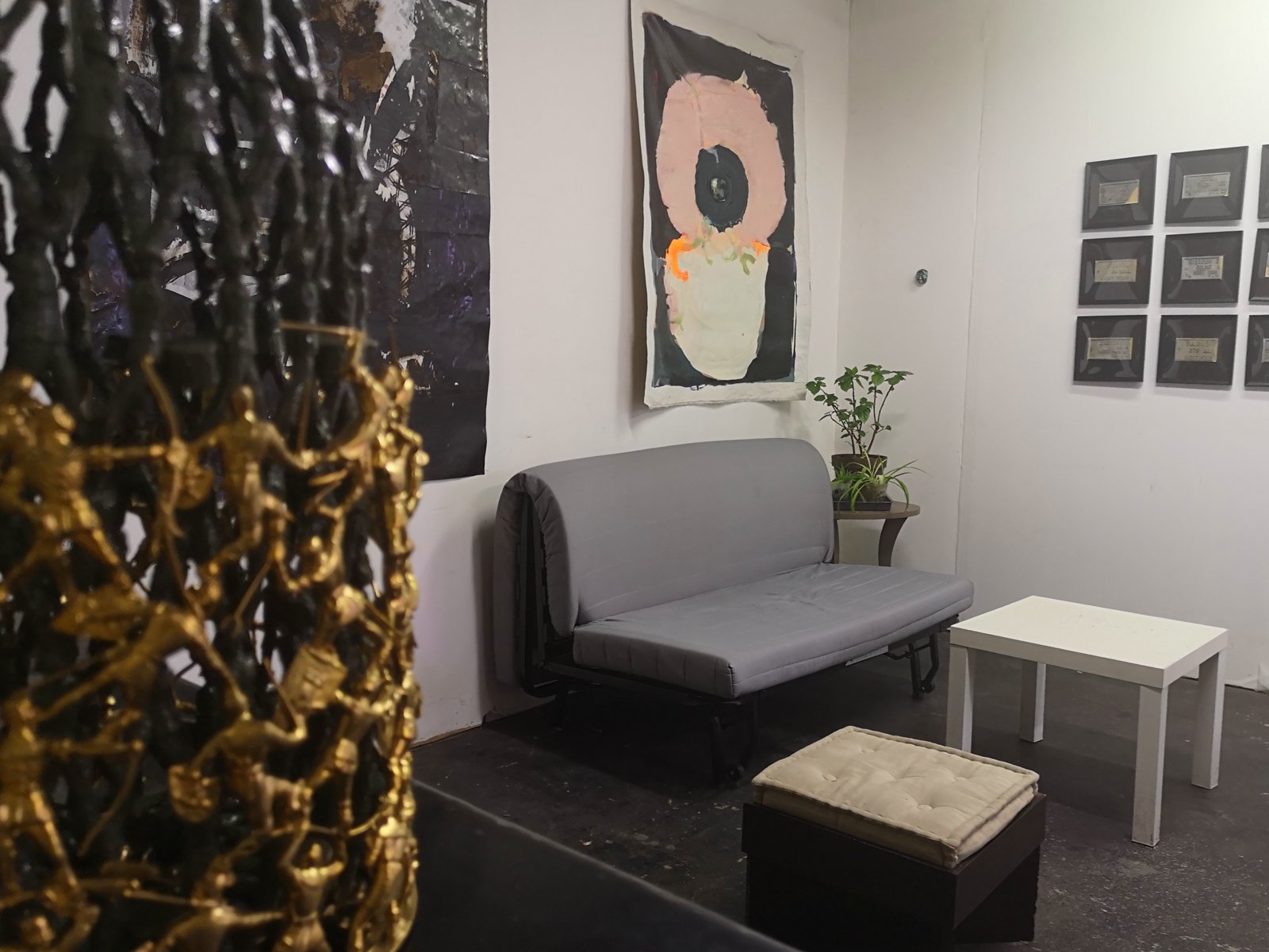 Vue de l’exposition « Bartgnolet », En gare !, Bagnolet, 22 août 2018.