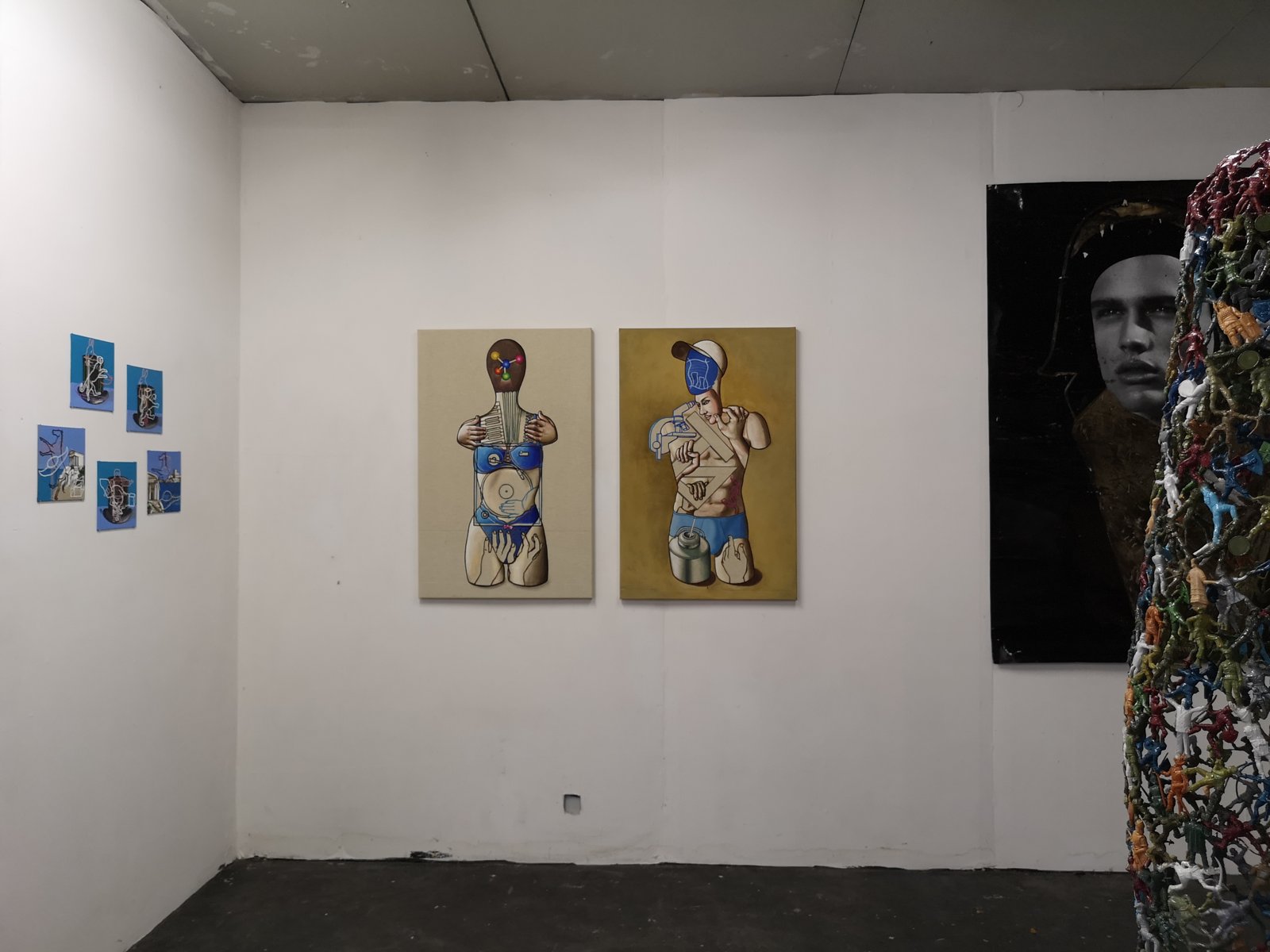 Vue de l’exposition « Bartgnolet », En gare !, Bagnolet, 23 août 2018.