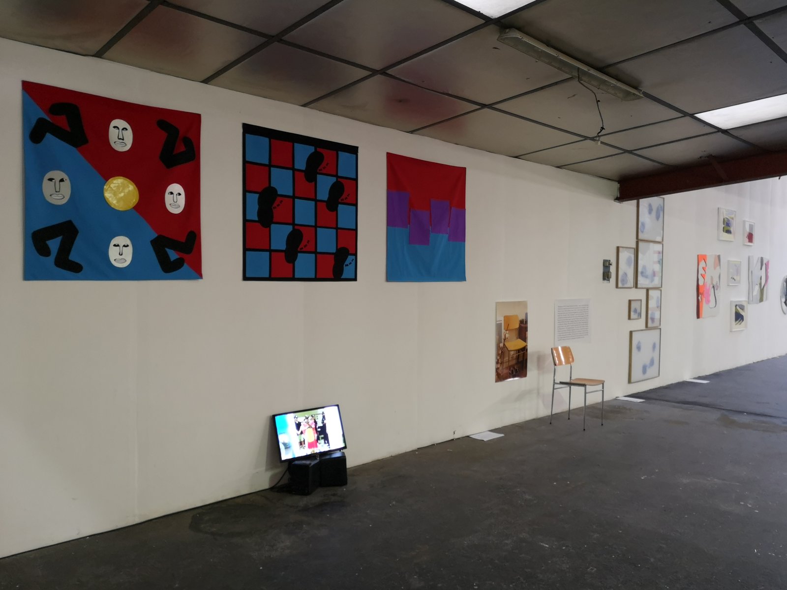 Vue de l’exposition « Bartgnolet », En gare !, Bagnolet, 23 août 2018.