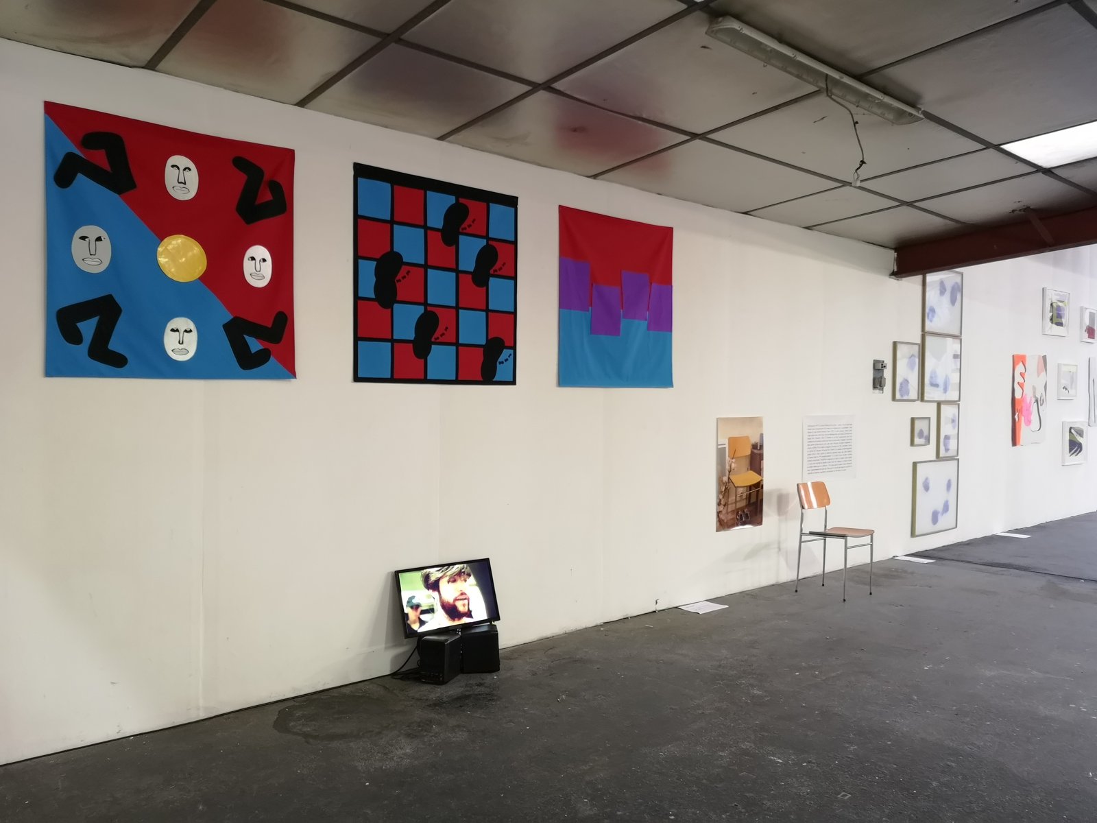 Vue de l’exposition « Bartgnolet », En gare !, Bagnolet, 23 août 2018.