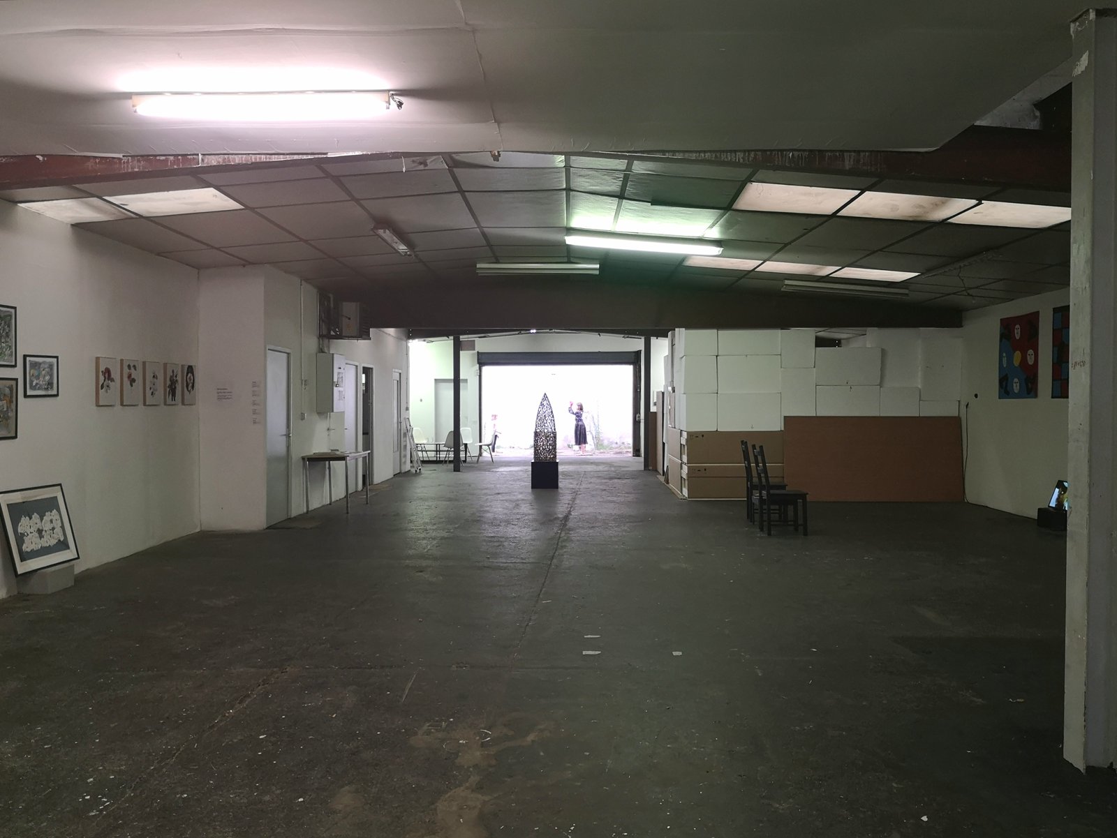Vue de l’exposition « Bartgnolet », En gare !, Bagnolet, 22 août 2018.