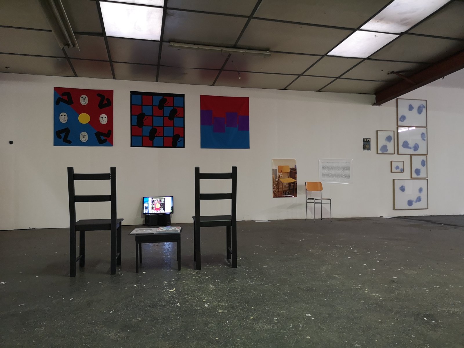 Vue de l’exposition « Bartgnolet », En gare !, Bagnolet, 23 août 2018.