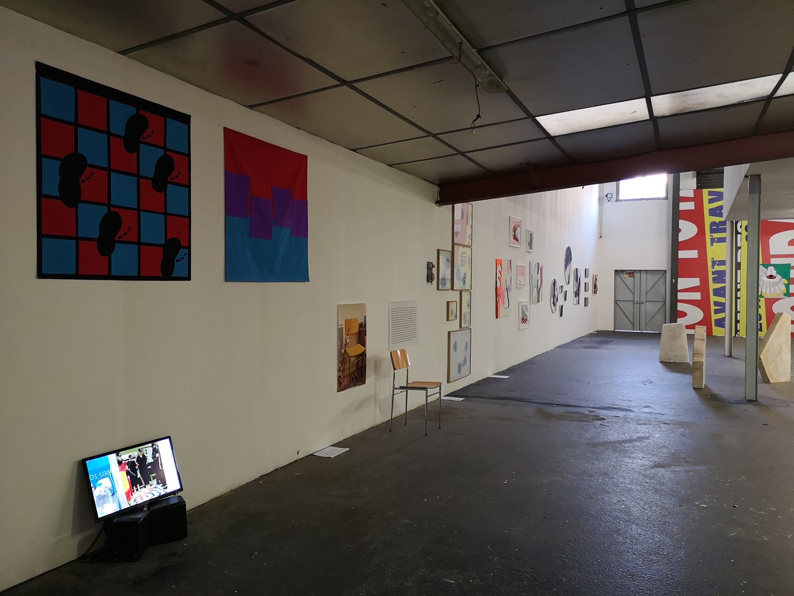 Vue de l’exposition « Bartgnolet », En gare !, Bagnolet, 23 août 2018.