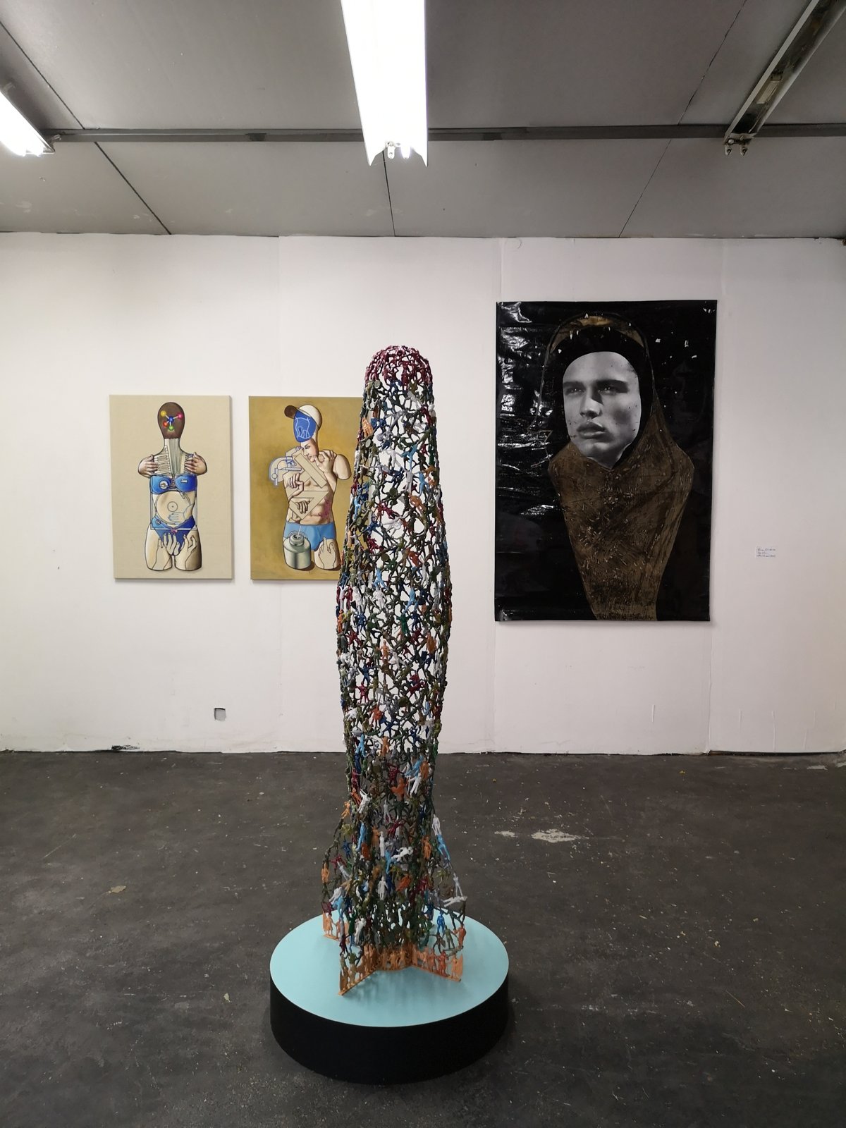 Vue de l’exposition « Bartgnolet », En gare !, Bagnolet, 23 août 2018.