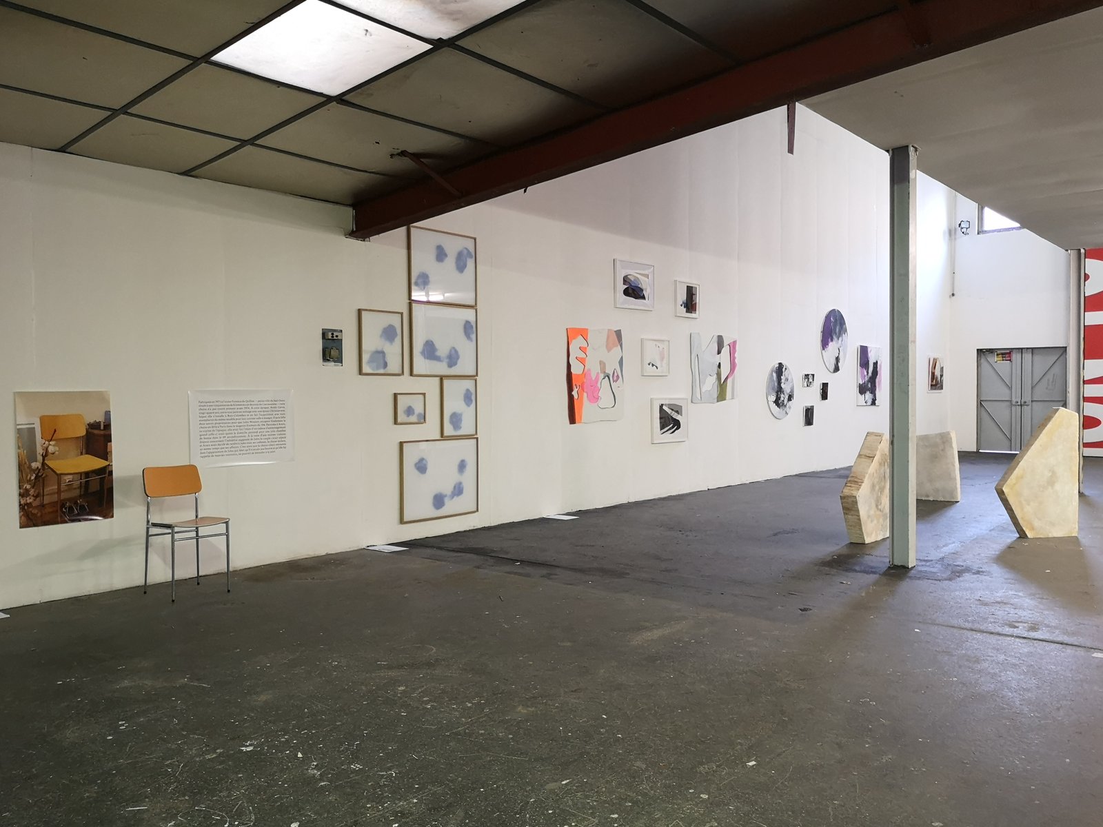 Vue de l’exposition « Bartgnolet », En gare !, Bagnolet, 23 août 2018.