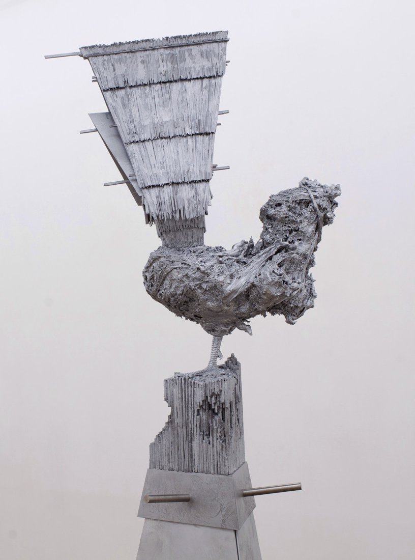 Florian Sumi, Cabane à Patte de Poule, Tiki, 2016. Détail