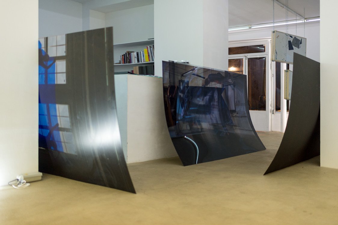 Pétrel I Roumagnac (duo), Reset/Résidus #3, 2014-2018, installation à protocole de réactivation