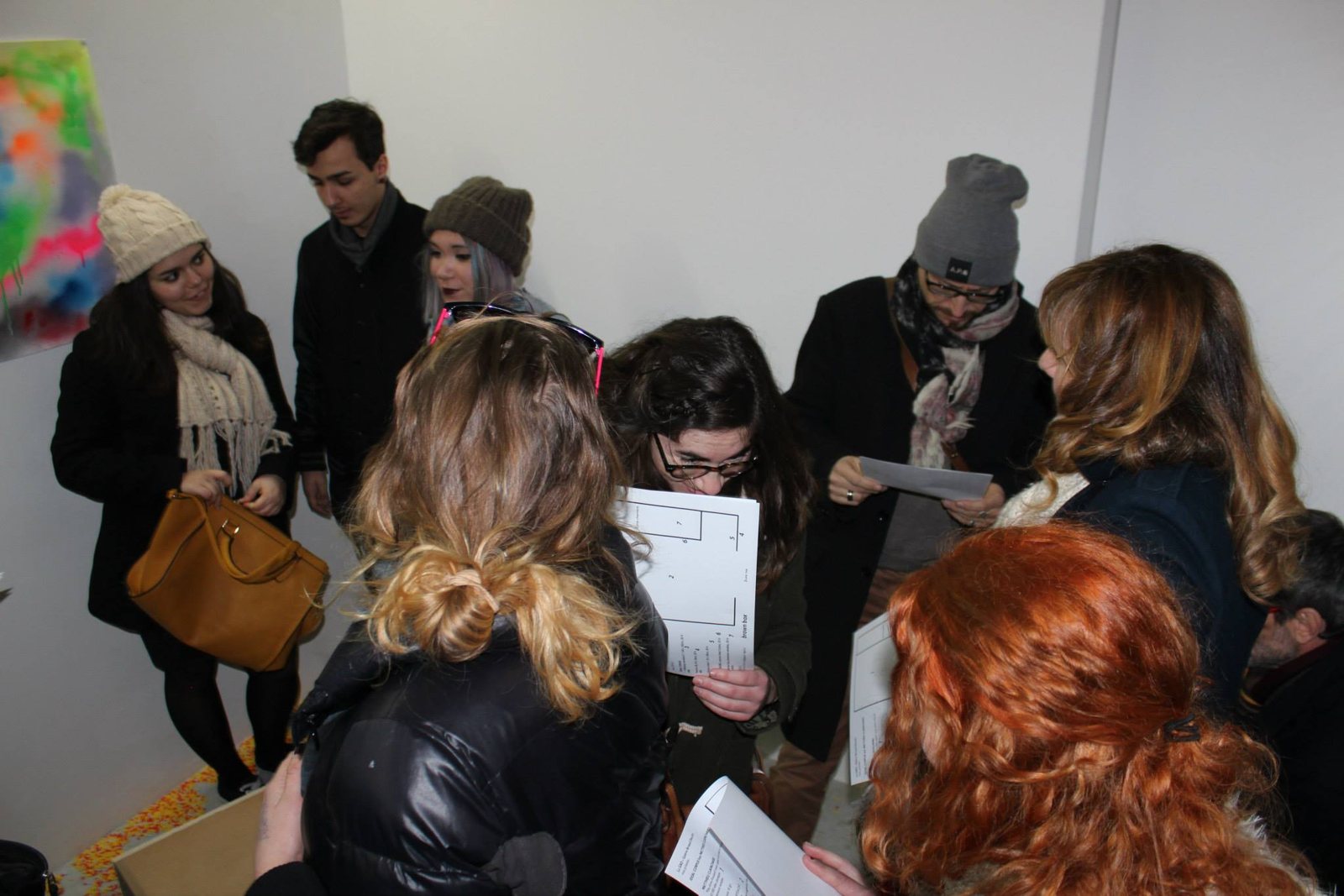 Ideal Corpus feat Matthieu Clainchard — vie du vernissage, La GAD Marseille, 2014