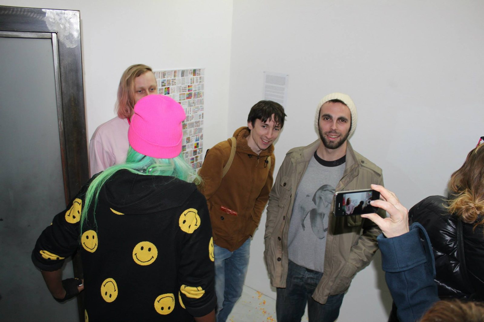 Ideal Corpus feat Matthieu Clainchard — vie du vernissage, La GAD Marseille, 2014