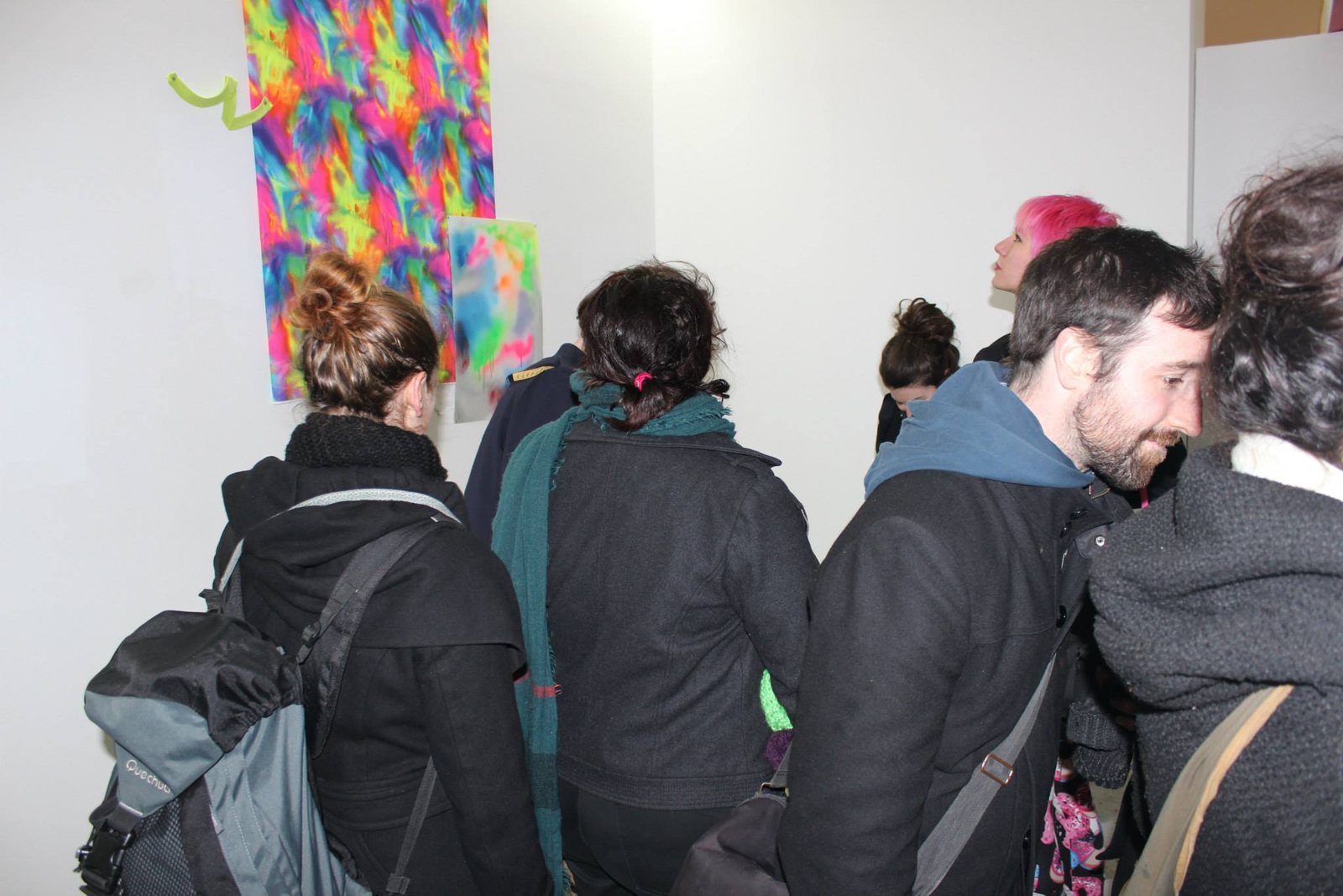Ideal Corpus feat Matthieu Clainchard — vie du vernissage, La GAD Marseille, 2014