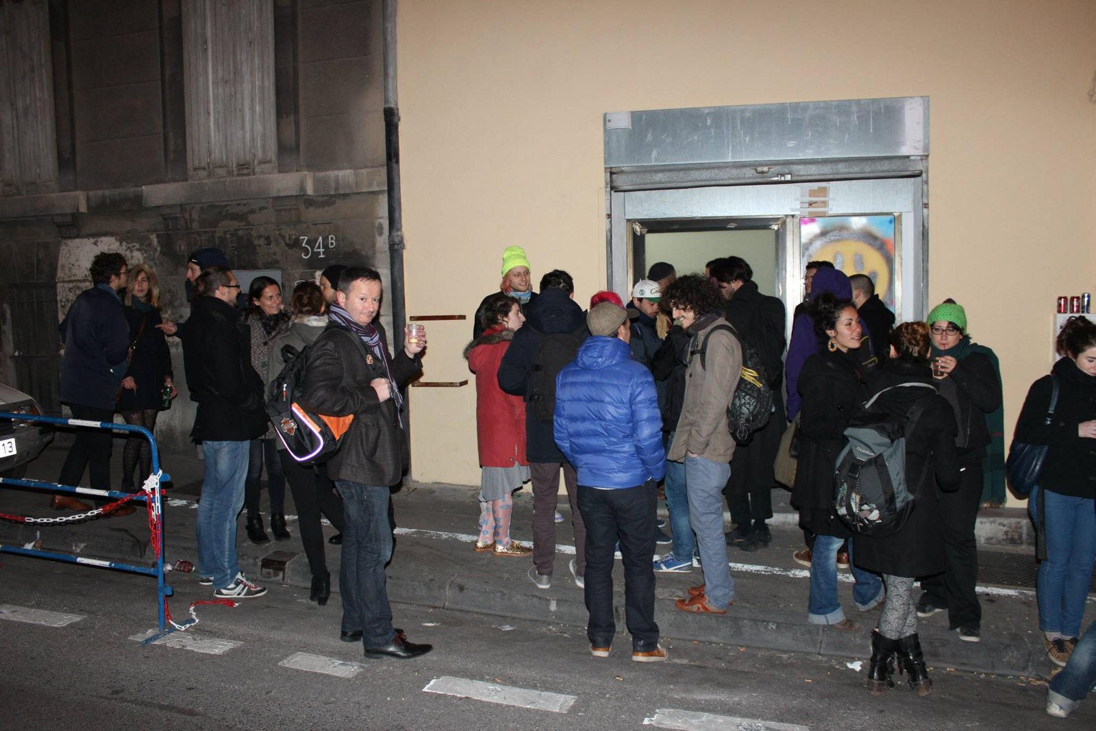 Ideal Corpus feat Matthieu Clainchard — vie du vernissage, La GAD Marseille, 2014