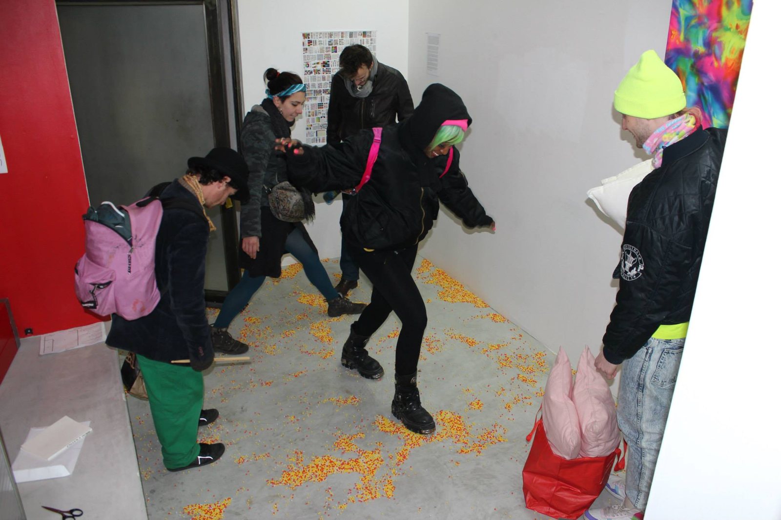 Ideal Corpus feat Matthieu Clainchard — vie du vernissage, La GAD Marseille, 2014