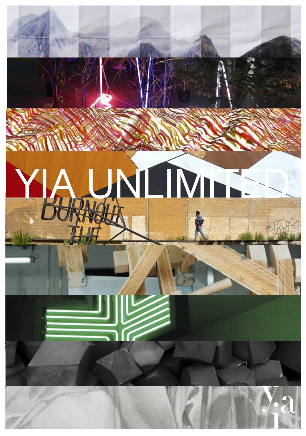 Visuel de l’invitation YIA Unlimited — (Im)pertinence, Art Up!, Lille Grand Palais, février 2014
